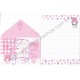 Ano 2017. Kit 2 Conjuntos de Papel de Carta My Melody Little Rabbit Sanrio