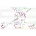 Kit 2 Conjuntos de Papel de Carta Snoopy The Wind Peanuts LCC 2016