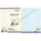 Kit 2 Conjuntos de Papel de Carta Snoopy Keep Cool Peanuts LCC 2016