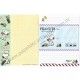 Kit 2 Conjuntos de Papel de Carta Snoopy Keep Cool Peanuts LCC 2016