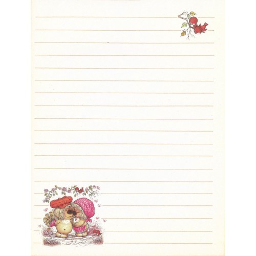 Papel de Carta Antigo Importado Woofit 3