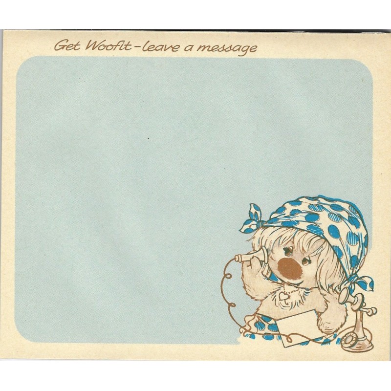 Papel de Carta Antigo Importado P Woofit 6