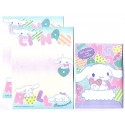 Ano 2014. Conjunto de Mini-Papel de Carta Cinnamoroll Lovable - Sanrio