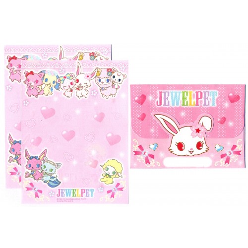 Ano 2013. Conjunto de Mini-Papel de Carta JEWELPET3 - Sanrio