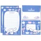 Ano 2005. Conjunto de Mini-Papel de Carta Cinnamoroll CAZ Sanrio