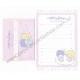 Ano 2005. Conjunto de Papel de Carta Little Twin Stars Pequeno Sanrio