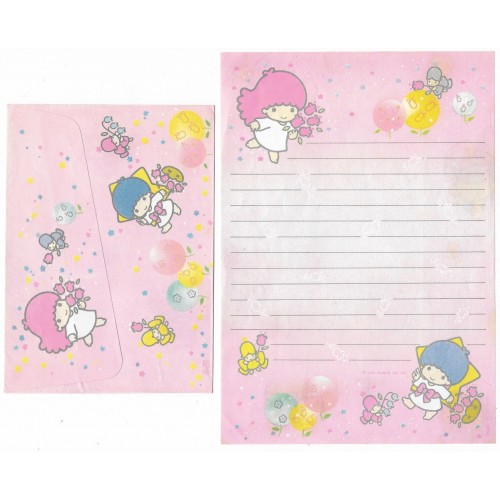 Conjunto de Papel de Carta Antigo Little Twin Stars (CRS3)