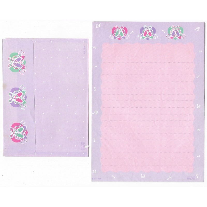 Conjunto de Papel de Carta Antigo Petit Plié (CLL)