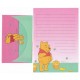 Conjunto de Papel de Carta ANTIGO Personagens Disney Pooh CRS