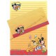 Conjunto de Papel de Carta Antigo Importado Disney Mickey & Pluto
