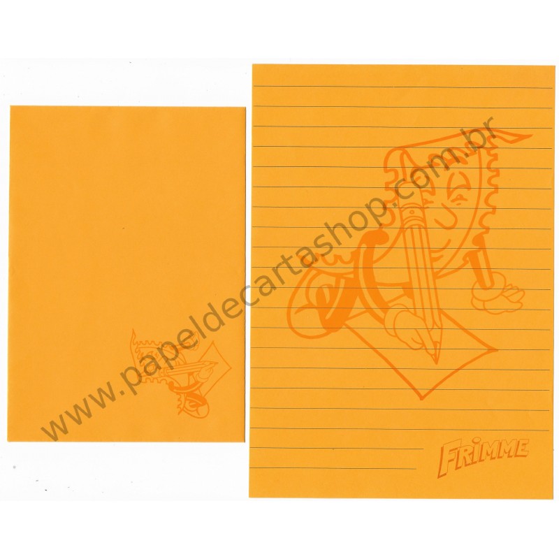 Conjunto de Papel de Carta ANTIGO Personagens Disney Frimme CAM