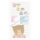 Ano 1988. Conjunto de Papel de Carta Minny le Mew Vintage Sanrio