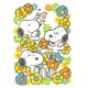 Conjunto de Papel de Carta Snoopy Antigo (Vintage) FLOWERS CAM