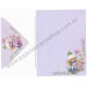 Conjunto de Papel de Carta Antigo Importado Victoria Plum CLL