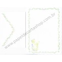 Conjunto de Papel de Carta Antigo Importado Precious Moments REC