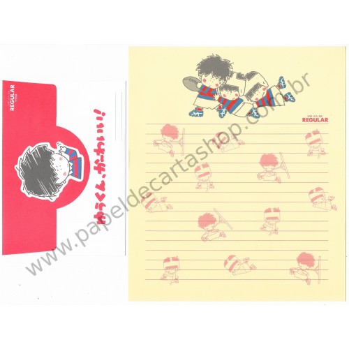 Conjunto de Papel de Carta Antigo Mezase Regular CVM