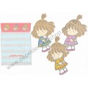 Conjunto de Papel de Carta Vintage a BaBa-buu Honey Letter LYRIC JAPAN