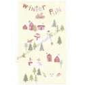 Conjunto de Papel de Carta Antigo (Vintage) Winter Fun - Hallmark