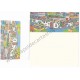 Conjunto de Papel de Carta Antigo (Vintage) My Joyful Town1 JAPAN