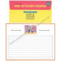 Conjunto de Papel de Carta Antigo (Vintage) The Stylish Couple CVM