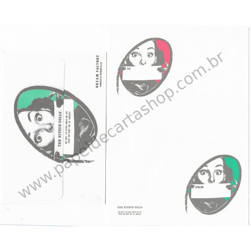 Conjunto de Papel de Carta Antigo Dream Factory Kutsuwa Japan