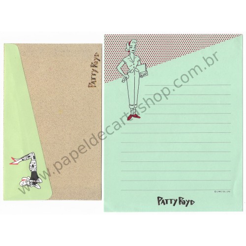 Conjunto de Papel de Carta Antigo Patty Royd Lyric Japan