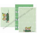 Conjunto de Papel de Carta Antigo (Vintage) We Are Friends ECC