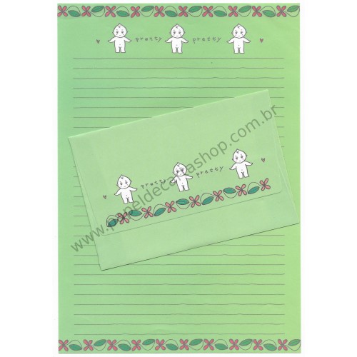 Conjunto de Papel de Carta Antigo Kewpie Pretty Pretty