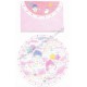 Ano 1994. Conjunto de Papel de Carta Little Twin Stars Round Sanrio