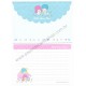 Ano 2001. Kit 2 Conjuntos de Papel de Carta Little Twin Stars R&A Vintage Sanrio