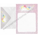 Conjunto de Papel de Carta Antigo Little Twin Stars Cart