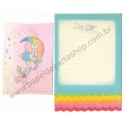 Ano 1986. Conjunto de Papel de Carta Little Twin Stars Six Sanrio