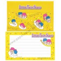 Ano 2003. Conjunto de Papel de Carta Little Twin Stars P Yellow Sanrio