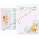 Ano 2005. Conjunto de Papel de Carta Little Twin Stars C Pic-nic Sanrio