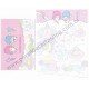 Ano 2005. Conjunto de Papel de Carta Little Twin Stars C Park Sanrio