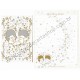 Ano 2003. Conjunto de Papel de Carta Little Twin Stars Silver & Gold C2 Sanrio