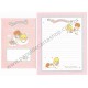 Ano 2006. Conjunto de Papel de Carta Little Twin Stars C1 Sanrio