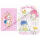 Ano 1993. Conjunto de Papel de Carta Little Twin Stars Daisy Antigo (Vintage) Sanrio