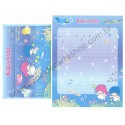 Ano 2003. Conjunto de Papel de Carta K&L Diving Sanrio