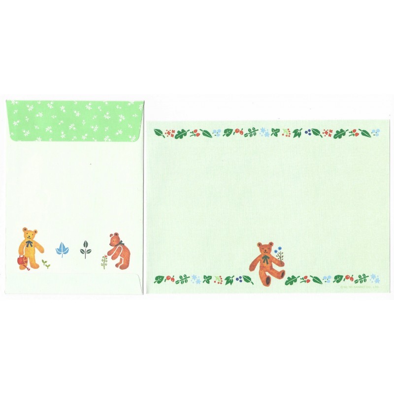 Ano 1995. Conjunto de Papel de Carta Honeyfield CVD Sanrio