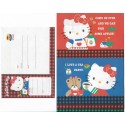 Ano 1990. Conjunto de Papel de Carta Hello Kitty Trio Sanrio