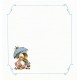 Papel de Carta Antigo Davey BLUE1