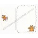 Conjunto de Papel de Carta Garfield Having Lunch - Paws