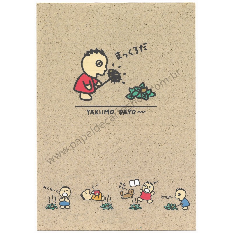 Ano 1987. Conjunto de Papel de Carta Minna no Tabo Sanrio Vintage
