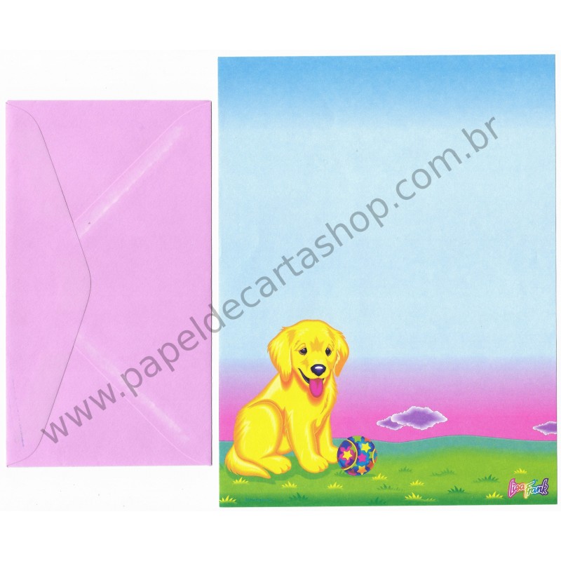 Conjunto de Papel de Carta Antigo Importado Lisa Frank (CPK)