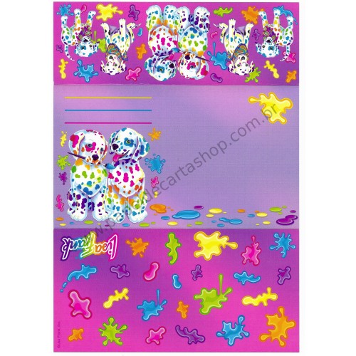 Postalete Antigo Importado Lisa Frank DOG