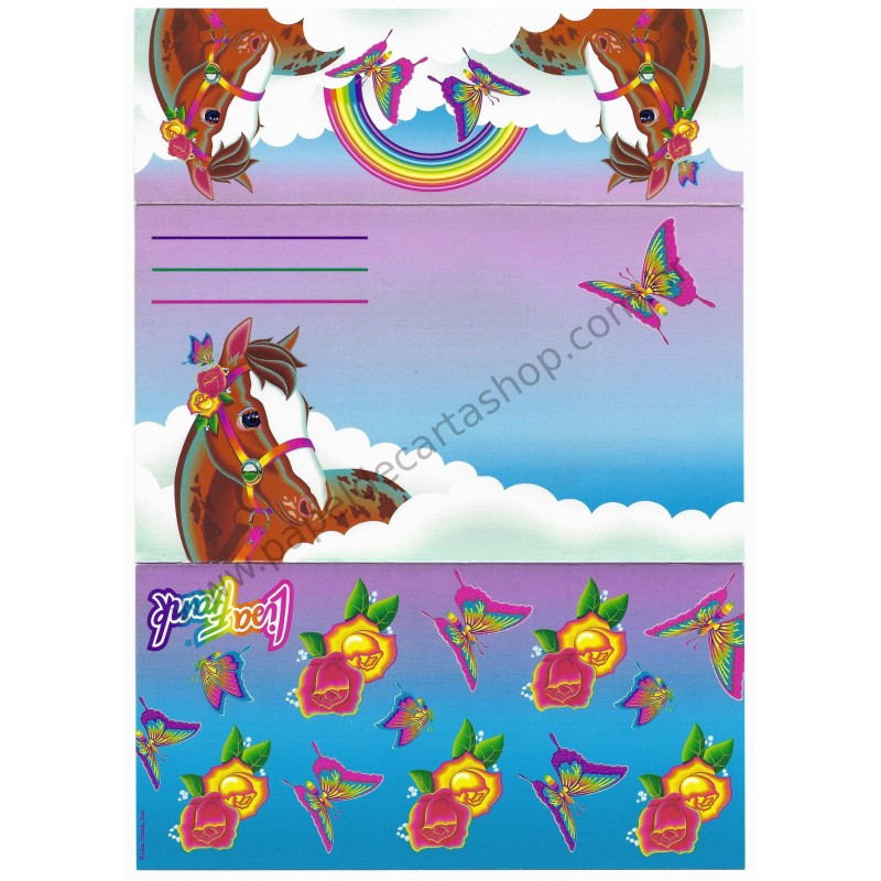 Postalete Antigo Importado Lisa Frank HORSE