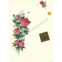 Postalete Antigo Importado Red Roses