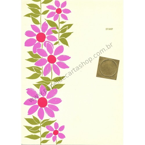 Postalete Antigo Importado Beautiful Flower - Current