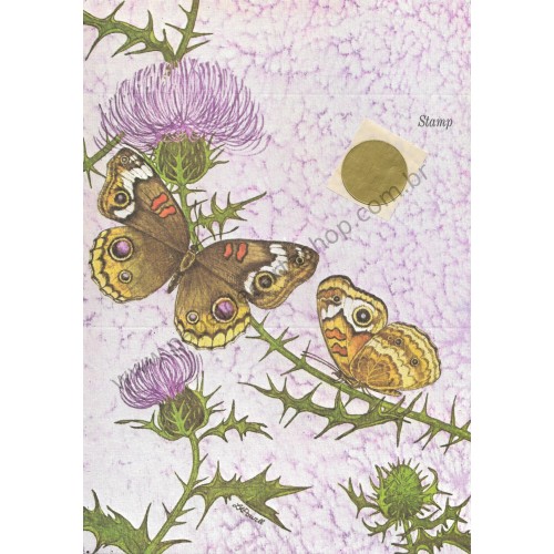 Postalete Antigo Importado Butterfly 2 Just a Notes LKPowell Current